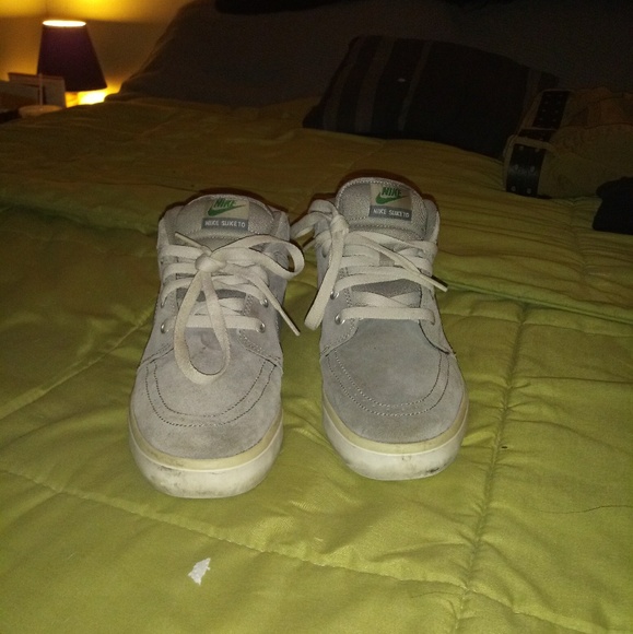 Nikes high tops grey womens sz 8 men sz6.5 - Picture 2 of 8